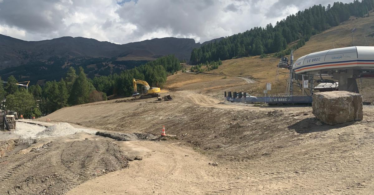 Aménagement du Front de neige du Super-Sauze