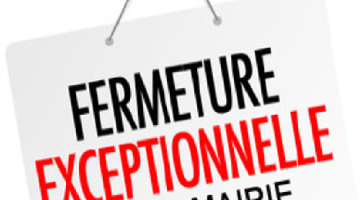 fermeture mairie