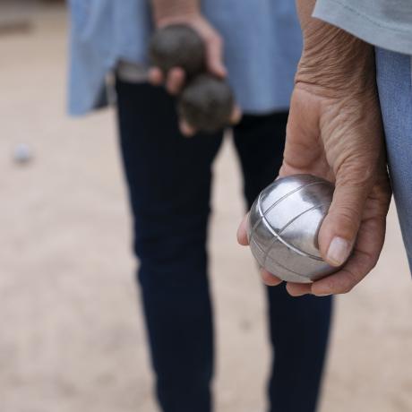 Tu tires ou tu pointes - Le Sauze 1400 - Partie de pétanque