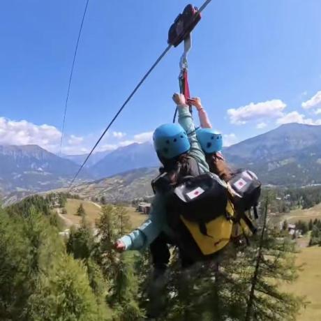 tyrolienne du sauze tyrolienne du sauze