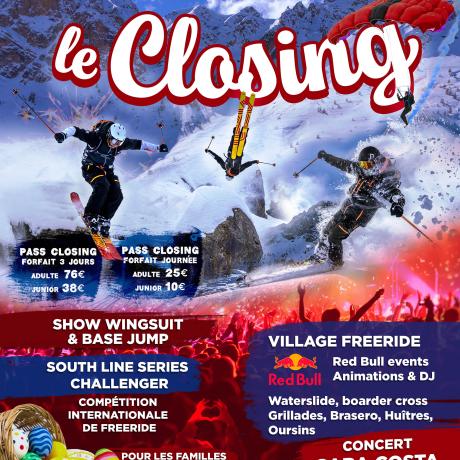 Affiche closing Sauze 2026