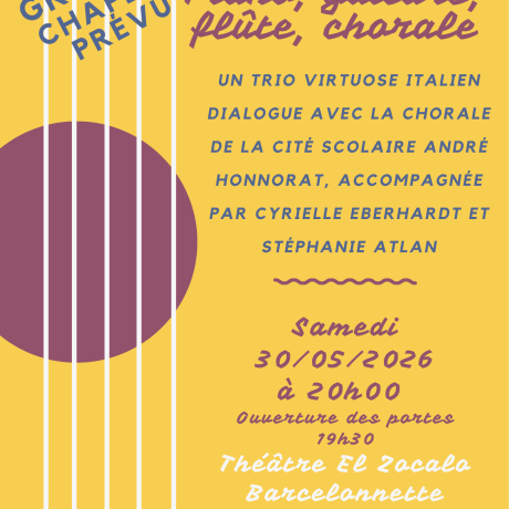 Affiche Concert Préludes pour la nouvelle humanité