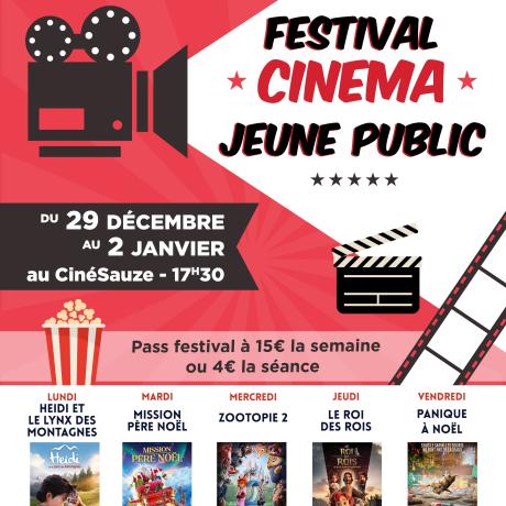 Affiche festival cinéma Sauze 2025 décembre
