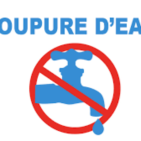 coupure d'eau réseau d'eau