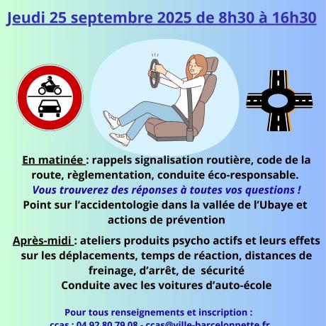 Journée « atelier séniors au volant » 