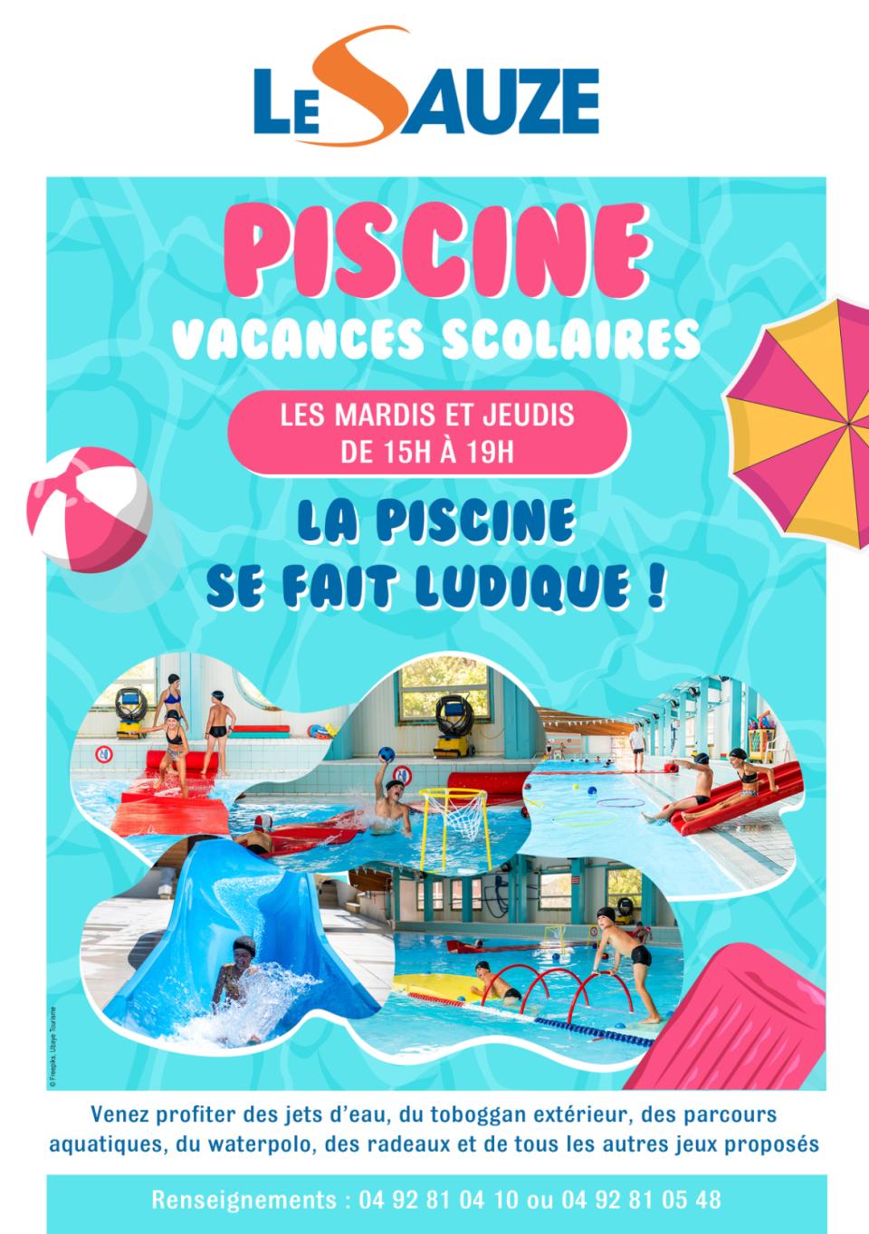 Affiche bassin ludique Activité ludique