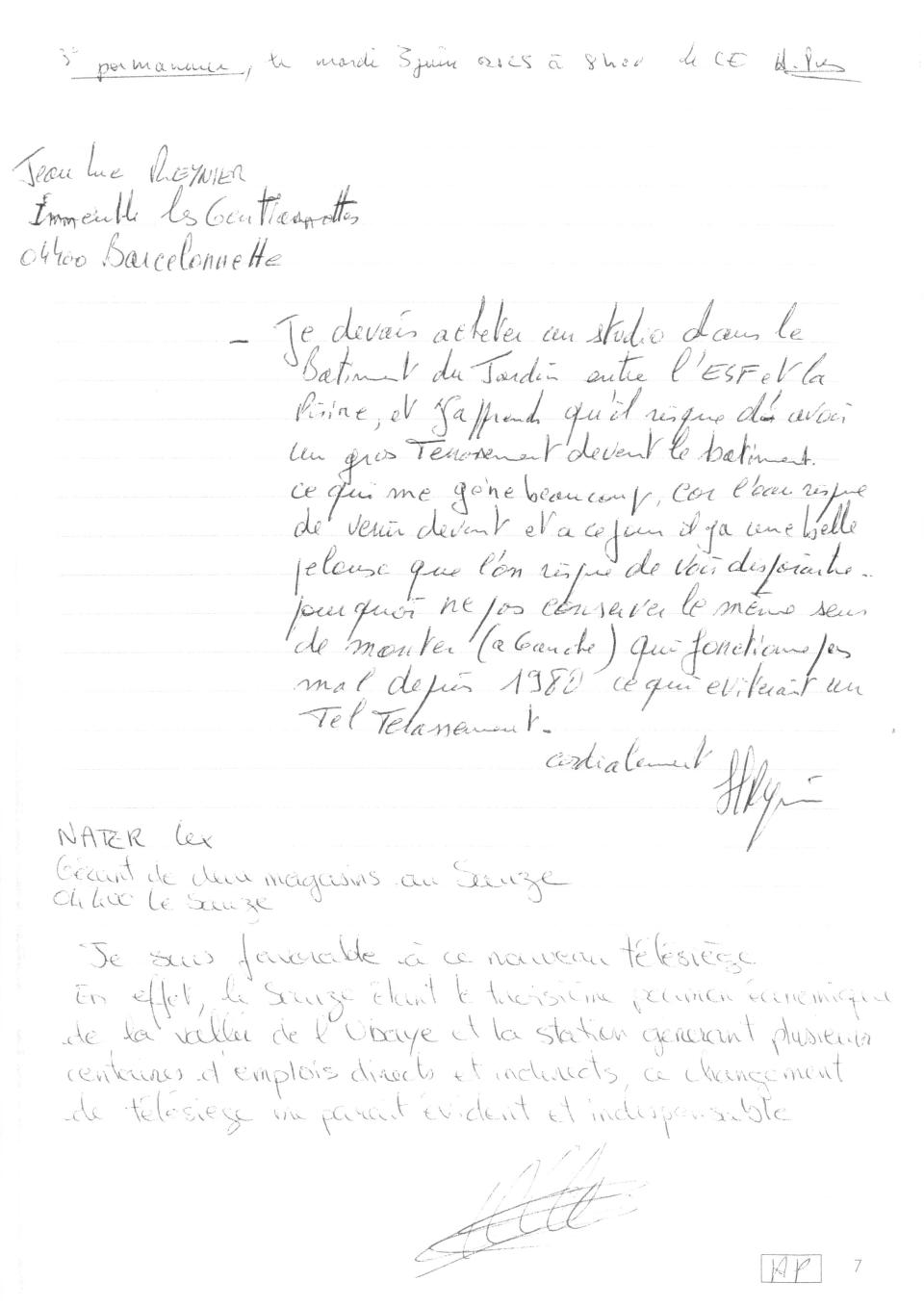 REGISTRE PAGE 7