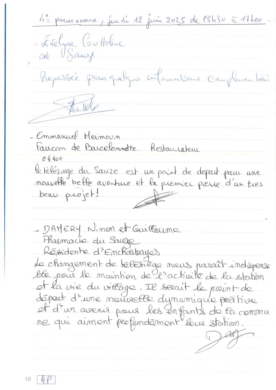 page 10 registre