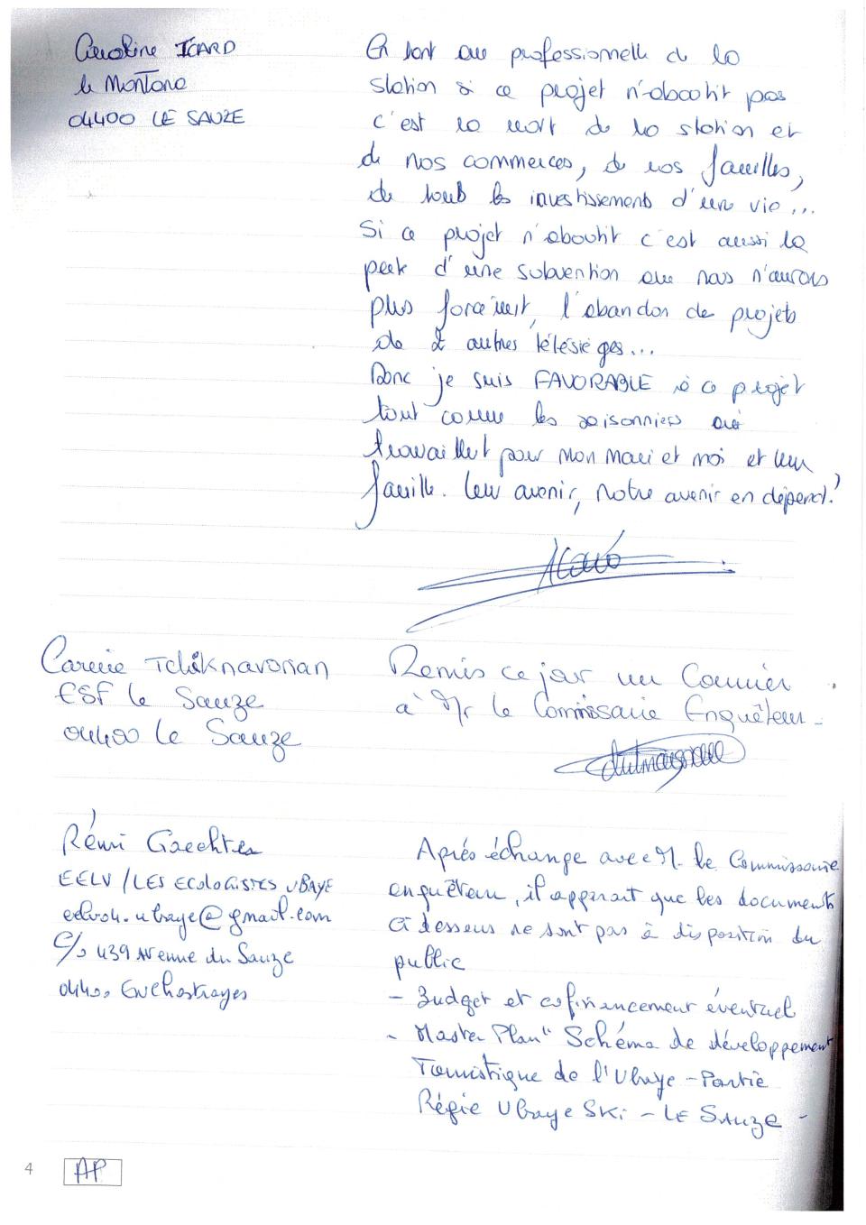 REGISTRE PAGE 4