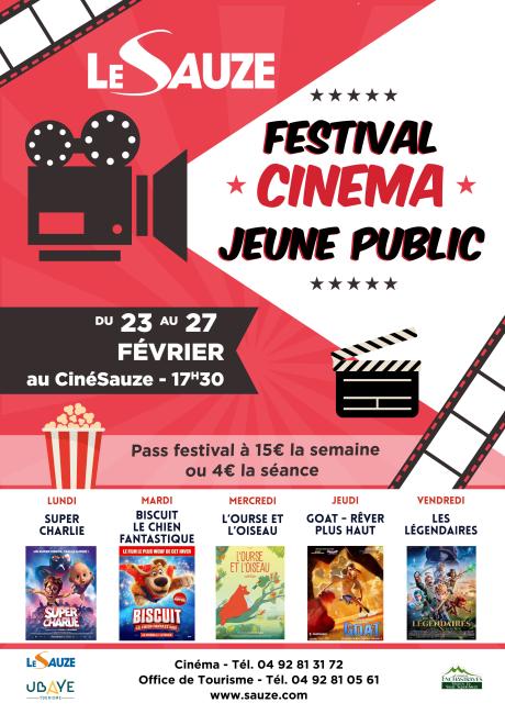 Affiche festival cinema Sauze 2026 Fev