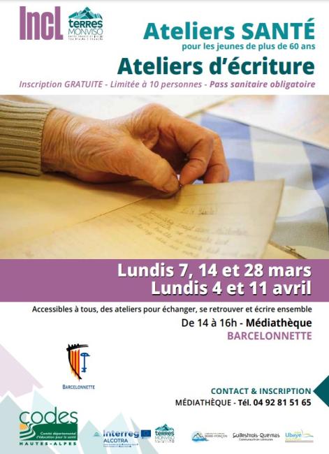 Atelier d'écriture