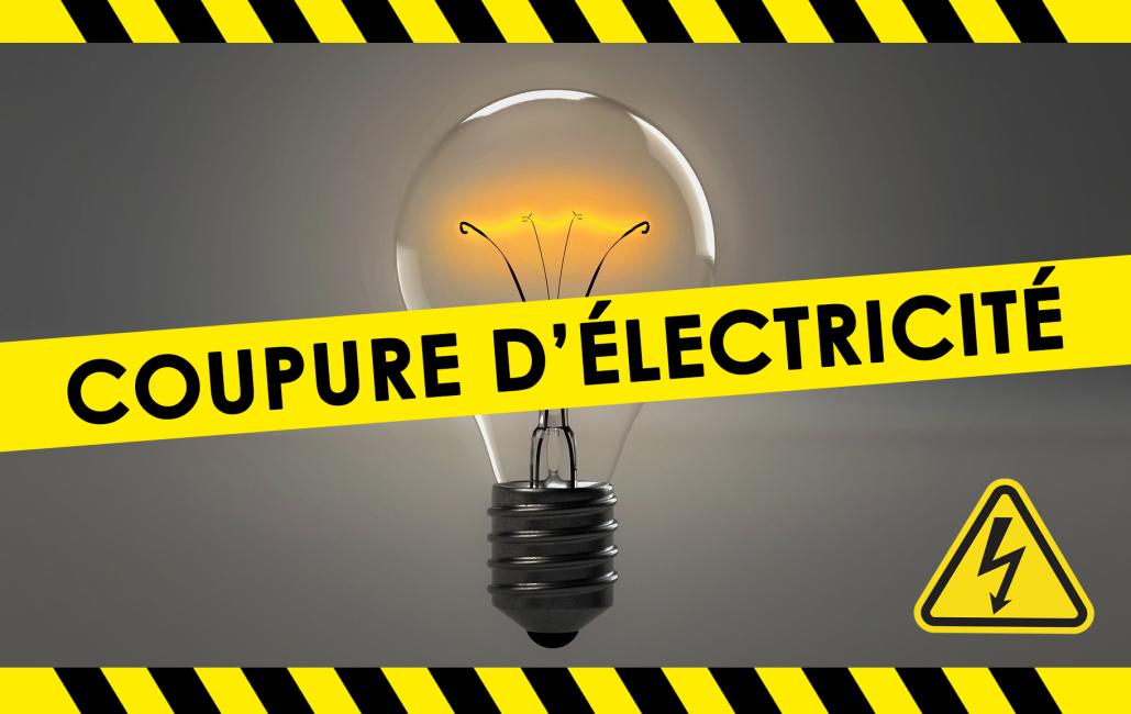 COUPURE D ELECTRICITE