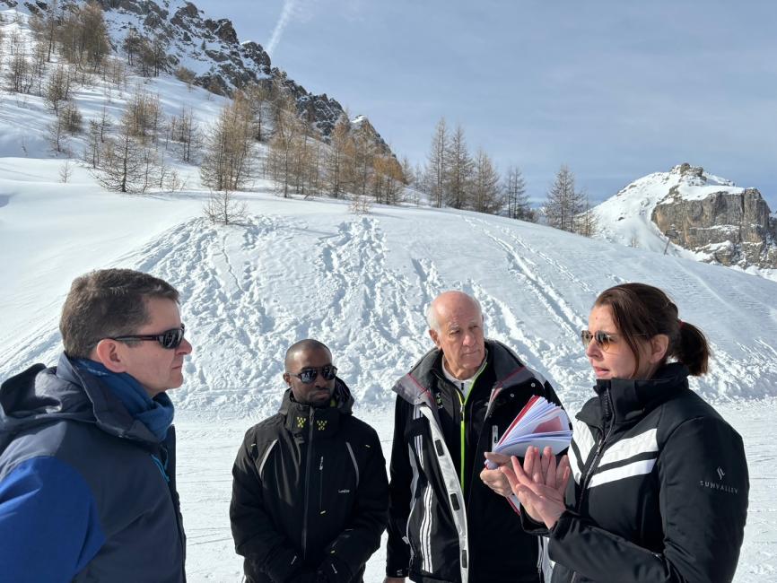 Au sommet du TSD6 Le Brec