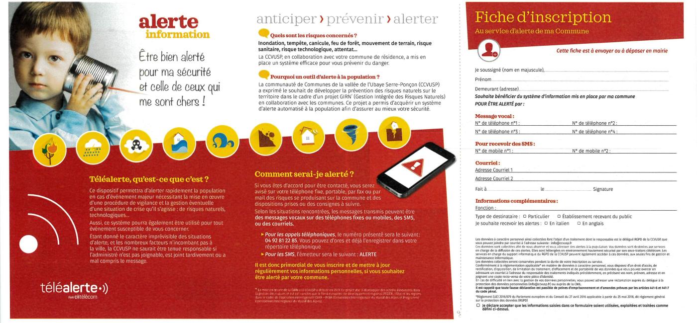 FORMULAIRE INSCRIPTION PAPIER