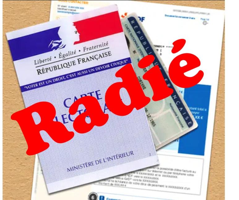 radiation liste electorale