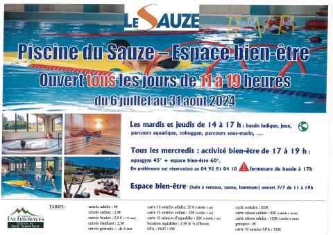 piscine été 2024